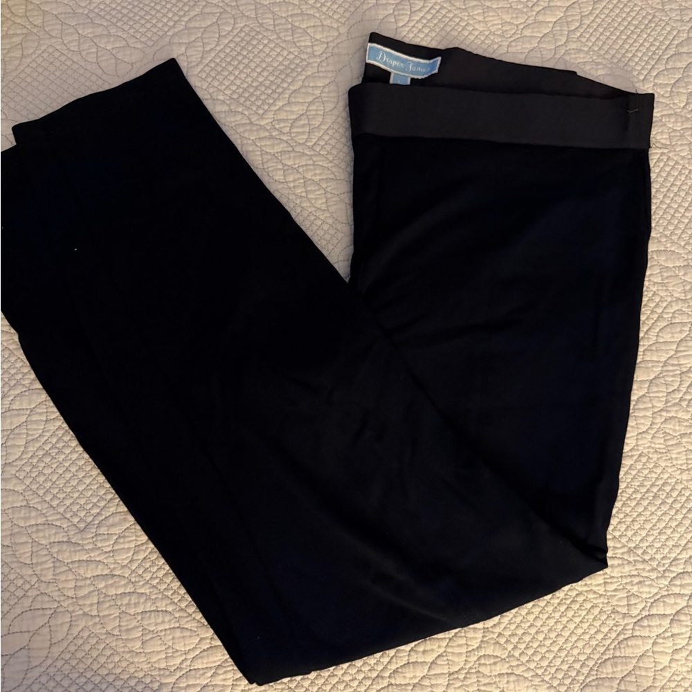 Draper James Navy Pointe Pant Size Large